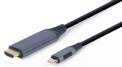 Кабель Cablexpert 4K 60Hz Type-C / HDMI 1.8m Gray (CC-USB3C-HDMI-01-6)