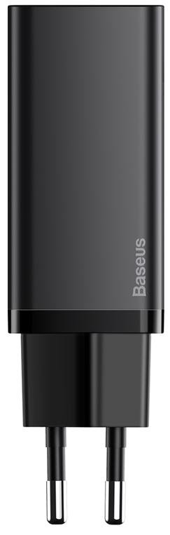 Зарядний пристрій Baseus GaN Lite Quick Charger 65W Black (CCGAN2L-B01)