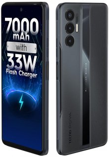 Смартфон TECNO Pova 3 LF7n 6/128GB Eco Black (4895180781629)