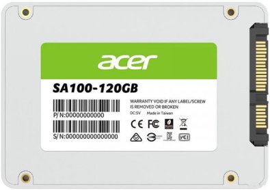  SSD-накопичувач Acer SA100 SATA III 120GB (BL.9BWWA.101)
