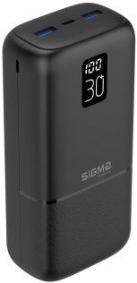  Батарея універсальна SIGMA X-Power SI30A3QL 30000mAh Black