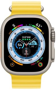 Смарт годинник Apple Watch Series Ultra 49mm Titanium Case with Yellow Ocean Band