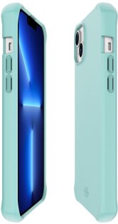 Чохол iTSkins for iPhone 14 Plus SPECTRUM R SILK with MagSafe Light Blue (AP4R-HMASI-LBLU)