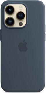 Чохол Apple for iPhone 14 Pro - Silicone Case with MagSafe Storm Blue (MPTF3)