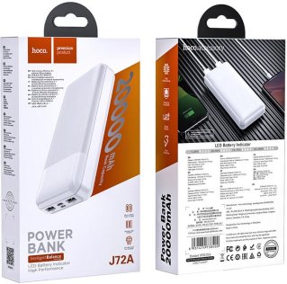 Батарея універсальна Hoco J72A 20000mAh White (J72A White)