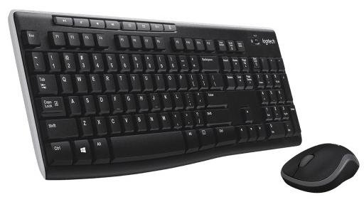Комплект клавіатура+миша Logitech MK270 Us/Ukr Black (920-004508)