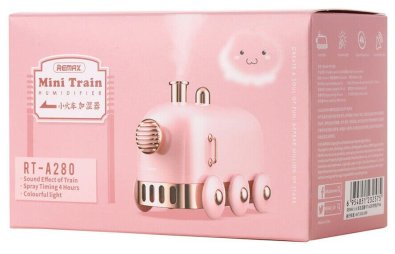 Зволожувач повітря Remax RT-A280 Mini Train Pink (6954851232575)