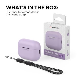 for AirPods Pro 2 - Silicon Case DELIDIGI Lavender