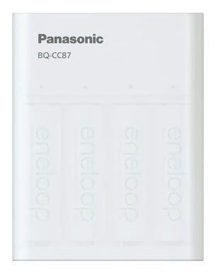 Зарядний пристрій Panasonic BQ-CC87 with Power Bank function with 4AA Eneloop 2000mAh (K-KJ87MCD40USB)