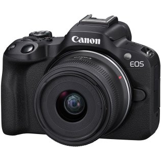 Цифрова фотокамера Canon EOS R50 Black kit RF-S 18-45 IS STM (5811C033)