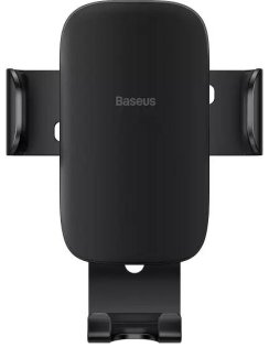 Кріплення для мобільного телефону Baseus Metal Age II Gravity Car Mount Round Air Vent Version Black (SUJS030001)