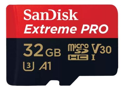 Карта пам'яті SanDisk Extreme Pro A1 V30 Micro SDXC 32GB with adapter (SDSQXCG-032G-GN6MA)