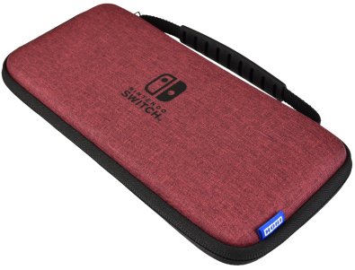 Чохол для джойстика Hori Slim Tough Pouch for Nintendo Switch OLED Red (NSW-812U)