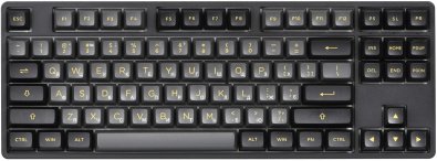 Клавіатура Akko 5087B Plus 87Key CS Jelly Pink Hot-Swap RGB ENG/UKR Black/Gold (6925758624206)