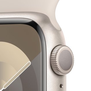 Смарт годинник Apple Watch Series 9 GPS 41mm Starlight Aluminium Case with Starlight Sport Band S/M (MR8T3)