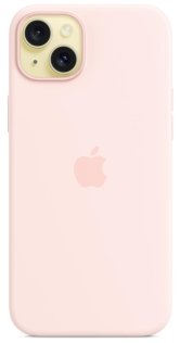 Чохол Apple for iPhone 15 Plus - Silicone Case with MagSafe Light Pink (MT143)