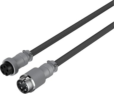 Кабель HyperX Coiled Cable AM / Type-C 1.37m Grey (6J678AA)
