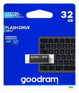 Флешка USB GOODRAM Cube 32GB Black (UCU2-0320K0R11)
