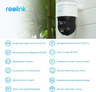 Камера Reolink TrackMix Wi-Fi
