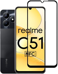 Захисне скло BeCover for Realme C51 - Black (710301)