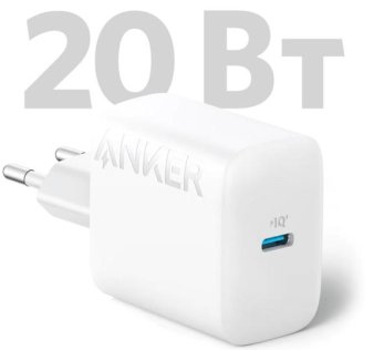  Зарядний пристрій Anker PowerPort 20W White (A2347G21)