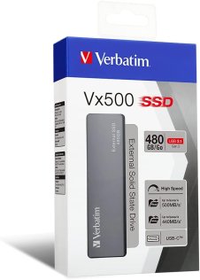 Зовнішній SSD-накопичувач Verbatim Vx500 USB 3.1 G2 480GB (47443)
