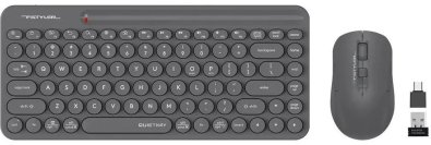 Комплект клавіатура+миша A4tech FG3200 Air Wireless Grey (FG3200 Air Grey)