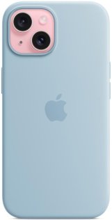 Чохол Apple for iPhone 15 - Silicone Case with MagSafe Light Blue (MWND3)