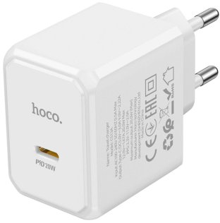 Зарядний пристрій Hoco CS13A PD 20W White (6942007603812)