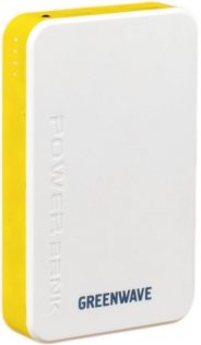 Батарея універсальна GreenWave TD-60 10000 mAh біла/жовта