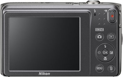 Цифрова фотокамера Nikon Coolpix A300 срібляста + чохол + SD 8ГБ