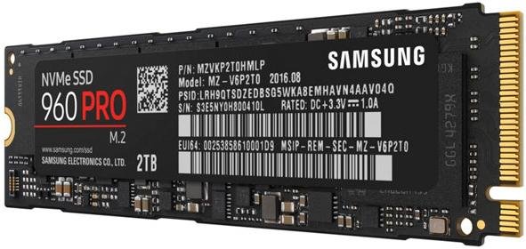 Твердотільний накопичувач Samsung 960 PRO (MZ-V6P2T0BW) 2 ТБ