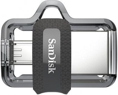 Флешка USB SanDisk Ultra Dual Drive m3.0 256 ГБ (SDDD3-256G-G46)