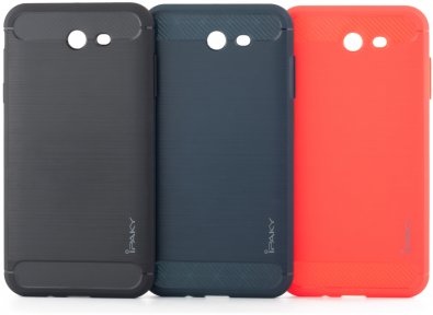 Чохол iPaky for Samsung J7 2017 - slim TPU case Red