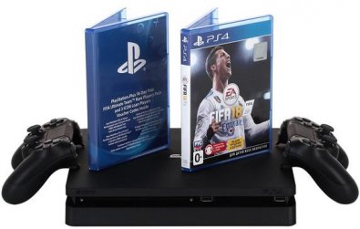Ігрова приставка PlayStation 4 Slim 1TB Black (FIFA 18/DS4/ PS+14Day)