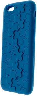 Чохол iCase for iPhone 6 - 3D Silicone Puzzle Blue