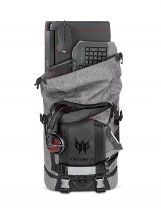Рюкзак для ноутбука Acer Predator Gaming Rolltop Grey