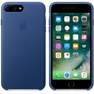 Чохол Apple for iPhone 7 Plus - Leather Case Sapphire (MPTF2ZM/A)