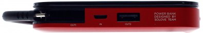 Батарея універсальна Solove A210 mini Power Bank 10000mAh Red