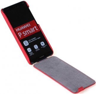 for Huawei P Smart - Flip Lux Red