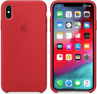 Чохол-накладка Apple для iPhone XS Max - Silicone Case Red
