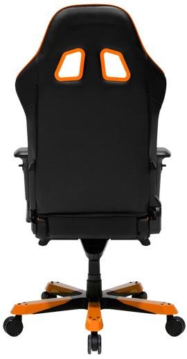 Крісло ігрове DXRacer King OH/KS57/NO, PU шкіра, Al основа, Black/Orange