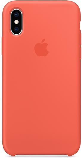 Чохол-накладка Apple для iPhone Xs - Silicone Case Nectarine