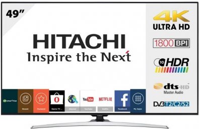 Телевізор LED Hitachi 49HL7000 (Smart TV, Wi-Fi, 3840x2160)