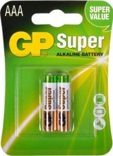 Батарейка GP Ultra Alkaline LR03 AAA GP24A - 2UE2 (BL/2)