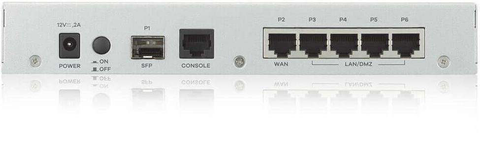 Switch, 4 ports, Zyxel VPN50-RU0101F 2xWAN(10/100/1000), 4xLAN(10/100/1000), USB3.0