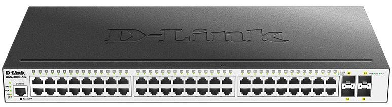 Switch, 52 ports, D-Link DGS-3000-52L 48xLAN(10/100/1000), 4xSFP, Керований L2