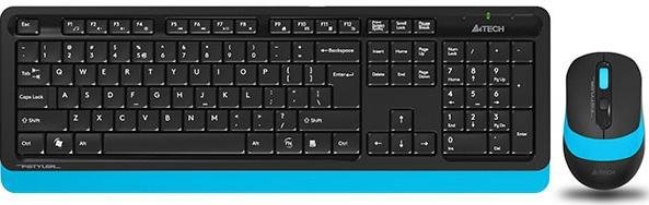 Комплект клавіатура+миша A4tech FG1010 Blue
