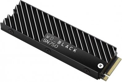 Твердотільний накопичувач Western Digital SN750 2280 PCIe 3.0 NVMe 500GB WDS500G3XHC Black