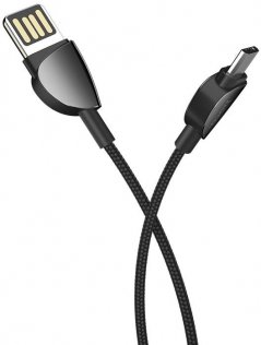 Кабель Hoco U62 Simple charging AM / Micro USB 1m Black (U62 Micro Black)
